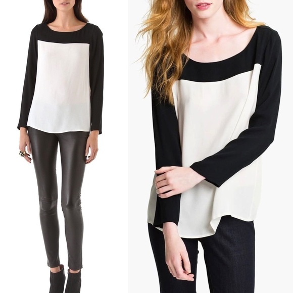 Joie Aliso Colorblock Top - Picture 9 of 9